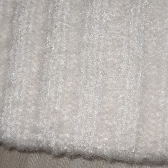 Steve Madden NWOT beanie winter hat ivory cream knit - Picture 5 of 9